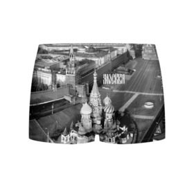 Мужские трусы 3D с принтом Москва в городе Новоалтайск, 50% хлопок, 50% полиэстер | классическая посадка, на поясе мягкая тканевая резинка | architecture | black and | capital | city | moscow | red square | russia | st. basils cathedral | the kremlin | the mausoleum | архитектура | город | красная площадь | кремль | мавзолей | москва | россия | с высоты | столица | фото | храм василия блаженно
