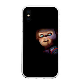 Чехол для iPhone XS Max матовый с принтом Кукла Чаки в городе Новоалтайск, Силикон | Область печати: задняя сторона чехла, без боковых панелей |  комедия | жанр | испуг | кино | кинофильм | крик | кровь | кукла | куклы | мистика | монстры | ночь | пугать | триллер | ужас | ужастик | ужасы | фильм | чаки | чакки | черный юмор