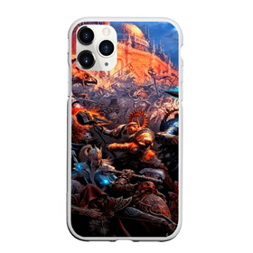 Чехол для iPhone 11 Pro матовый с принтом Warhammer в городе Новоалтайск, Силикон |  | blood angels | space marine | warhammer 40k | wh40k | броня | воина | воины | солдаты
