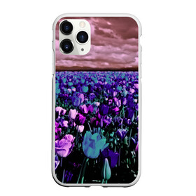 Чехол для iPhone 11 Pro матовый с принтом Поле тюльпанов в городе Новоалтайск, Силикон |  | Тематика изображения на принте: flower | весна | поле | полевой цветок | природа | цветочки | цветы