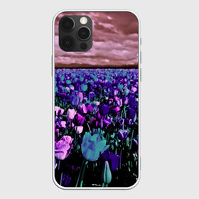 Чехол для iPhone 12 Pro Max с принтом Поле тюльпанов в городе Новоалтайск, Силикон |  | flower | весна | поле | полевой цветок | природа | цветочки | цветы