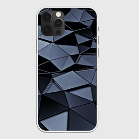 Чехол для iPhone 12 Pro Max с принтом Abstract Gray в городе Новоалтайск, Силикон |  | Тематика изображения на принте: абстракция | бумага | геометрия | грани | изгиб | линии | полигоны | полосы | постель | розовый | сочетания | текстура | треугольники