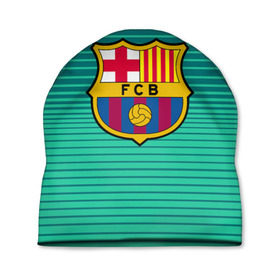 Шапка 3D с принтом Барселона в городе Новоалтайск, 100% полиэстер | универсальный размер, печать по всей поверхности изделия | barcelona | барса | футбол