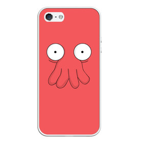 Чехол для iPhone 5/5S матовый с принтом Доктор Зойдберг в городе Новоалтайск, Силикон | Область печати: задняя сторона чехла, без боковых панелей | Тематика изображения на принте: cosmic | cosmos | doctor zoidberg | futurama | space | доктор зойдберг | комикс | космос | омароподобный | футурама