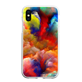 Чехол для iPhone XS Max матовый с принтом Цвета в городе Новоалтайск, Силикон | Область печати: задняя сторона чехла, без боковых панелей | Тематика изображения на принте: art | beatles | psychedelic | tie dye | абстракция | арт | битлз | геометрия | звезды | космос | краски | психо | психоделический | текстуры | хиппи | цвета