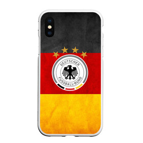 Чехол для iPhone XS Max матовый с принтом Сборная Германии в городе Новоалтайск, Силикон | Область печати: задняя сторона чехла, без боковых панелей | germany | германия | футбольная форма