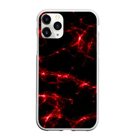 Чехол для iPhone 11 Pro матовый с принтом Огненная абстракция в городе Новоалтайск, Силикон |  | абстракция | красный | огонь