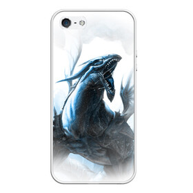 Чехол для iPhone 5/5S матовый с принтом Dragon в городе Новоалтайск, Силикон | Область печати: задняя сторона чехла, без боковых панелей | fantasy | дракон | змей | миф | фэнтези
