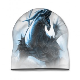 Шапка 3D с принтом Dragon в городе Новоалтайск, 100% полиэстер | универсальный размер, печать по всей поверхности изделия | fantasy | дракон | змей | миф | фэнтези