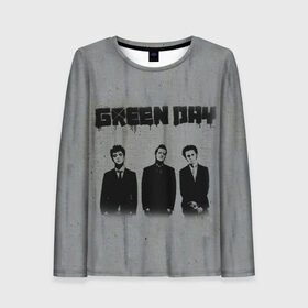 Женский лонгслив 3D с принтом Green Day 7 в городе Новоалтайск, 100% полиэстер | длинные рукава, круглый вырез горловины, полуприлегающий силуэт | american idiot | green day | грин дей | грин дэй