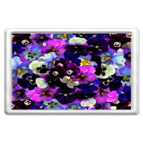 Магнит 45*70 с принтом Flower Garden в городе Новоалтайск, Пластик | Размер: 78*52 мм; Размер печати: 70*45 | Тематика изображения на принте: паттерн | разноцветный | цветы