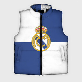 Мужской жилет утепленный 3D с принтом Real Madrid №1 в городе Новоалтайск,  |  | fc | fcb | lfp | real madrid | болельщикам | испания | испанская премьер лига | испанский | мадрид | реал | реал мадрид | футбольный клуб