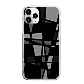 Чехол для iPhone 11 Pro Max матовый с принтом Geometry figure в городе Новоалтайск, Силикон |  | Тематика изображения на принте: бумага | геометрия | грани | изгиб | линии | полигоны | полосы | постель | серый | сочетания | текстура | треугольники | черный