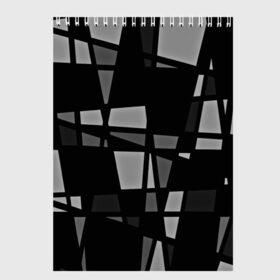 Скетчбук с принтом Geometry figure в городе Новоалтайск, 100% бумага
 | 48 листов, плотность листов — 100 г/м2, плотность картонной обложки — 250 г/м2. Листы скреплены сверху удобной пружинной спиралью | бумага | геометрия | грани | изгиб | линии | полигоны | полосы | постель | серый | сочетания | текстура | треугольники | черный