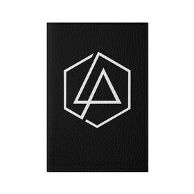 Обложка для паспорта матовая кожа с принтом New Album LP в городе Новоалтайск, натуральная матовая кожа | размер 19,3 х 13,7 см; прозрачные пластиковые крепления | linkin park | one more light | беннингтон | линкин парк | честер