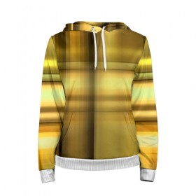 Женская толстовка 3D с принтом Yellow Texture в городе Новоалтайск, 100% полиэстер  | двухслойный капюшон со шнурком для регулировки, мягкие манжеты на рукавах и по низу толстовки, спереди карман-кенгуру с мягким внутренним слоем. | бумага | геометрия | грани | желтый | изгиб | линии | полигоны | полосы | постель | сочетания | текстура | треугольники