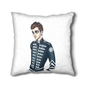 Подушка 3D с принтом Jacket в городе Новоалтайск, наволочка – 100% полиэстер, наполнитель – холлофайбер (легкий наполнитель, не вызывает аллергию). | состоит из подушки и наволочки. Наволочка на молнии, легко снимается для стирки | 21 pilots