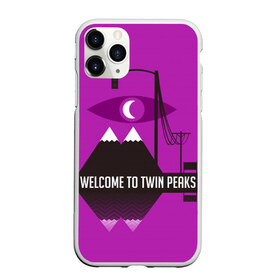 Чехол для iPhone 11 Pro матовый с принтом Welcome в городе Новоалтайск, Силикон |  | 3d | tv series | twin peaks | сериал | твин пикс