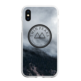 Чехол для iPhone XS Max матовый с принтом Twin Peaks в городе Новоалтайск, Силикон | Область печати: задняя сторона чехла, без боковых панелей | twin peaks | дэвид линч | лес | лора палмер | сова | твин пикс | туман