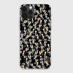 Чехол для iPhone 12 Pro с принтом Дурацкие пингвины в городе Новоалтайск, силикон | область печати: задняя сторона чехла, без боковых панелей | Тематика изображения на принте: антарктида | антарктика | пингвин | полюс | полярник | птенец | птицы | толпа