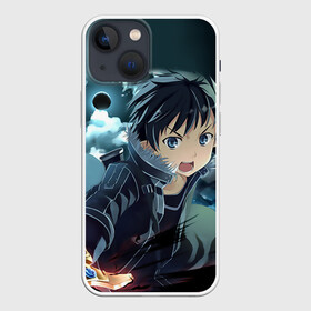 Чехол для iPhone 13 mini с принтом Kirito агрессивный в городе Новоалтайск,  |  | Тематика изображения на принте: anime | kirito | sao | sword art online | аниме | кирито | мастера меча онлайн