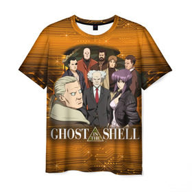 Мужская футболка 3D с принтом Ghost In The Shell 17 в городе Новоалтайск, 100% полиэфир | прямой крой, круглый вырез горловины, длина до линии бедер | Тематика изображения на принте: 