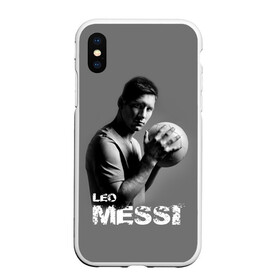 Чехол для iPhone XS Max матовый с принтом Leo Messi в городе Новоалтайск, Силикон | Область печати: задняя сторона чехла, без боковых панелей | barcelona | spanish | аргентина | барселона | испания | лео | месси | мяч | футбол | футболист