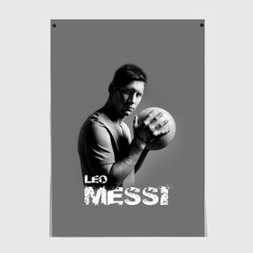 Постер с принтом Leo Messi в городе Новоалтайск, 100% бумага
 | бумага, плотность 150 мг. Матовая, но за счет высокого коэффициента гладкости имеет небольшой блеск и дает на свету блики, но в отличии от глянцевой бумаги не покрыта лаком | barcelona | spanish | аргентина | барселона | испания | лео | месси | мяч | футбол | футболист