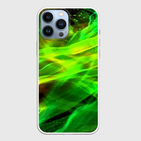 Чехол для iPhone 13 Pro Max с принтом Световые линии в городе Новоалтайск,  |  | Тематика изображения на принте: color | colour | glim | glow | light | lights | shine | society | world | абстракция | блеск | великолепие | волны | глянец | дым | зеленый свет | лоск | свет | сияние | солнечный свет