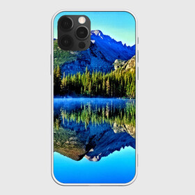 Чехол для iPhone 12 Pro Max с принтом Switzerland в городе Новоалтайск, Силикон |  | Тематика изображения на принте: kander valley | switzerland | вечер | вода | горы | деревья | зима | лес | огни | озеро | парк | подсветка | снег | швейцария