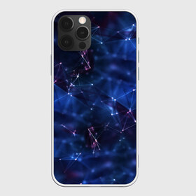 Чехол для iPhone 12 Pro Max с принтом Ледяной блеск в городе Новоалтайск, Силикон |  | Тематика изображения на принте: абстракция | блеск | лёд | плетение | синий | точки
