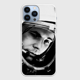 Чехол для iPhone 13 Pro Max с принтом Юрий Гагарин в городе Новоалтайск,  |  | Тематика изображения на принте: первый космонавт