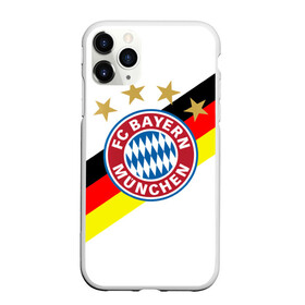 Чехол для iPhone 11 Pro Max матовый с принтом ФК Бавария в городе Новоалтайск, Силикон |  | bayern | bayern munchen | fc | football | munchen | бавария | германия | футбол | футбольные | футбольный клуб