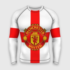 Мужской рашгард 3D с принтом Manchester united в городе Новоалтайск,  |  | Тематика изображения на принте: 3д | fc | manchester united | mu | англия | британия | игра | канониры | красные дьяволы | лондон | манчестер | мю | флаг | флаг британии | футбол | эмблема