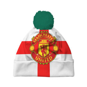 Шапка 3D c помпоном с принтом Manchester united в городе Новоалтайск, 100% полиэстер | универсальный размер, печать по всей поверхности изделия | 3д | fc | manchester united | mu | англия | британия | игра | канониры | красные дьяволы | лондон | манчестер | мю | флаг | флаг британии | футбол | эмблема
