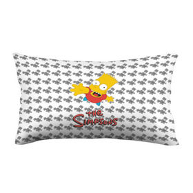 Подушка 3D антистресс с принтом Bart в городе Новоалтайск, наволочка — 100% полиэстер, наполнитель — вспененный полистирол | состоит из подушки и наволочки на молнии | simpsons | барт | мульт | симпсоны
