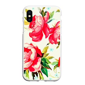 Чехол для iPhone XS Max матовый с принтом Пиончики в городе Новоалтайск, Силикон | Область печати: задняя сторона чехла, без боковых панелей | 3d | весна | другие | лето | пионы | прикольные | светлый фон | текстуры | узоры | фон | цветные | цветы | яркие