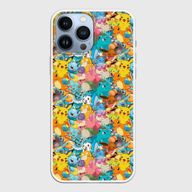 Чехол для iPhone 13 Pro Max с принтом Покемоны в городе Новоалтайск,  |  | Тематика изображения на принте: аниме | пикачу | покемон | покемоны