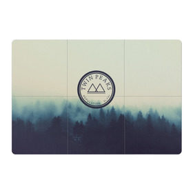 Магнитный плакат 3Х2 с принтом Twin Peaks в городе Новоалтайск, Полимерный материал с магнитным слоем | 6 деталей размером 9*9 см | twin peaks твин пикс | годнота | девид линч | лес | лора палмер | сова | туман