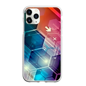 Чехол для iPhone 11 Pro матовый с принтом Hi-tech в городе Новоалтайск, Силикон |  | Тематика изображения на принте: html | коды | нано | программный код | синий | хайтек