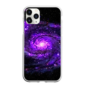 Чехол для iPhone 11 Pro Max матовый с принтом Вселенная в городе Новоалтайск, Силикон |  | звезды | туманноять | фиолетовый