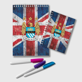 Блокнот с принтом Manchester city №1! в городе Новоалтайск, 100% бумага | 48 листов, плотность листов — 60 г/м2, плотность картонной обложки — 250 г/м2. Листы скреплены удобной пружинной спиралью. Цвет линий — светло-серый
 | Тематика изображения на принте: 3d | manchester city | английская премьер лига | англия | апл | болельщикам | британия | игра | лондон | манчестер | манчестер сити | популярные | прикольные | футбол | футбольный клуб | эмблема