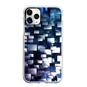 Чехол для iPhone 11 Pro Max матовый с принтом 3D куб в городе Новоалтайск, Силикон |  | Тематика изображения на принте: абстракция | геометрия | квадраты | металлический | синие | стальные | текстура | фигуры
