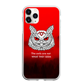 Чехол для iPhone 11 Pro матовый с принтом Twin Peaks в городе Новоалтайск, Силикон |  | twin peaks твин пикс | девид линч | лес | лора палмер | сова | туман