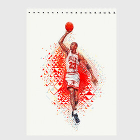 Скетчбук с принтом Michael Jordan в городе Новоалтайск, 100% бумага
 | 48 листов, плотность листов — 100 г/м2, плотность картонной обложки — 250 г/м2. Листы скреплены сверху удобной пружинной спиралью | bulls | chicago | chicago bulls | michael jordan | nba | sport | арт | баскетбол | другие | знаменитость | игра | легенда | майкл джордан | прикольные | спорт | цветные | чикаго буллз | яркие