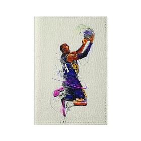 Обложка для паспорта матовая кожа с принтом Kobe Bryant в городе Новоалтайск, натуральная матовая кожа | размер 19,3 х 13,7 см; прозрачные пластиковые крепления | basketball | kobe bryant | lakers | los angeles | nba | арт | баскетбол | другие | картинка | кобе брайант | коби брайант | краски | лейкерс | лос анджелес | нба | прикольные | рисунок | спорт | цветные | яркие
