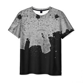 Мужская футболка 3D с принтом Grunge Fashion в городе Новоалтайск, 100% полиэфир | прямой крой, круглый вырез горловины, длина до линии бедер | 3d | абстракция красок | брызги красок | другие | живопись | картина | краска | потертость красок | прикольные | размытые краски | текстуры | тренд | художник | черно белый | яркие | яркие краски