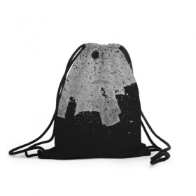 Рюкзак-мешок 3D с принтом Grunge Fashion в городе Новоалтайск, 100% полиэстер | плотность ткани — 200 г/м2, размер — 35 х 45 см; лямки — толстые шнурки, застежка на шнуровке, без карманов и подкладки | 3d | абстракция красок | брызги красок | другие | живопись | картина | краска | потертость красок | прикольные | размытые краски | текстуры | тренд | художник | черно белый | яркие | яркие краски