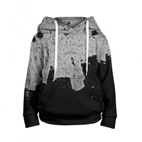 Детская толстовка 3D с принтом Grunge Fashion в городе Новоалтайск, 100% полиэстер | двухслойный капюшон со шнурком для регулировки, мягкие манжеты на рукавах и по низу толстовки, спереди карман-кенгуру с мягким внутренним слоем | 3d | абстракция красок | брызги красок | другие | живопись | картина | краска | потертость красок | прикольные | размытые краски | текстуры | тренд | художник | черно белый | яркие | яркие краски