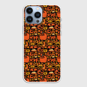 Чехол для iPhone 13 Pro Max с принтом Тыквы Хэллоуин в городе Новоалтайск,  |  | Тематика изображения на принте: крик | монстры | овощи | праздник | тыква | хэллоуин